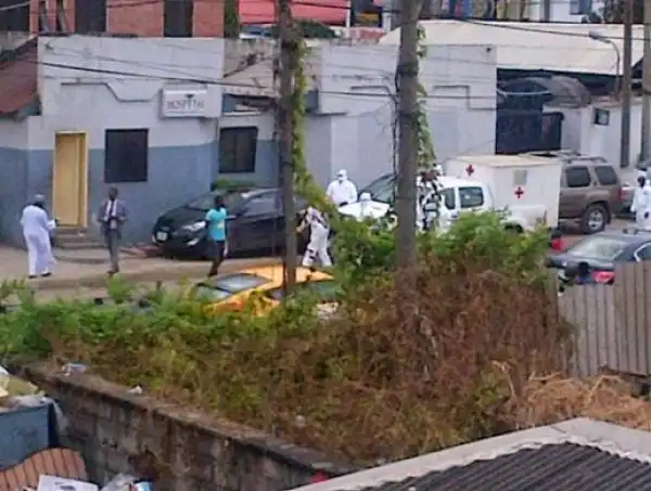 Pics: NNPC shuts down clinic in Lagos over suspected patient with Ebola virus